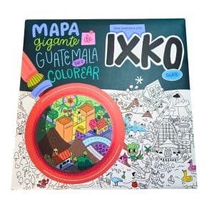 Mapa Gigante de Guatemala para Colorear - IXKO GUATE