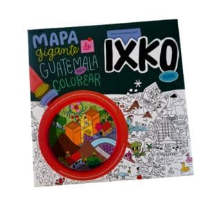 Mapa Gigante de Guatemala para Colorear - IXKO GUATE